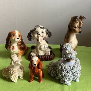 Vintage Dog Figurine Collection
